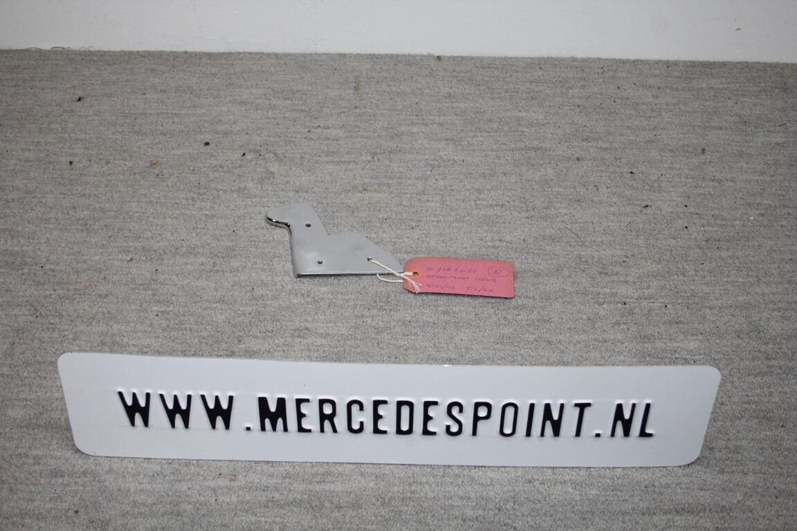 Afdekplaat deur R (boven) Afdekplaat deur R (boven)