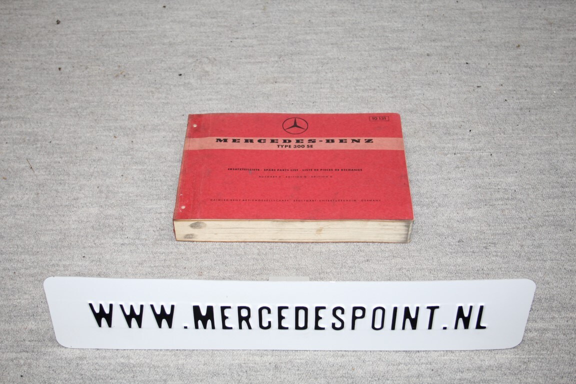 Parts catalogus 300SE (W112)