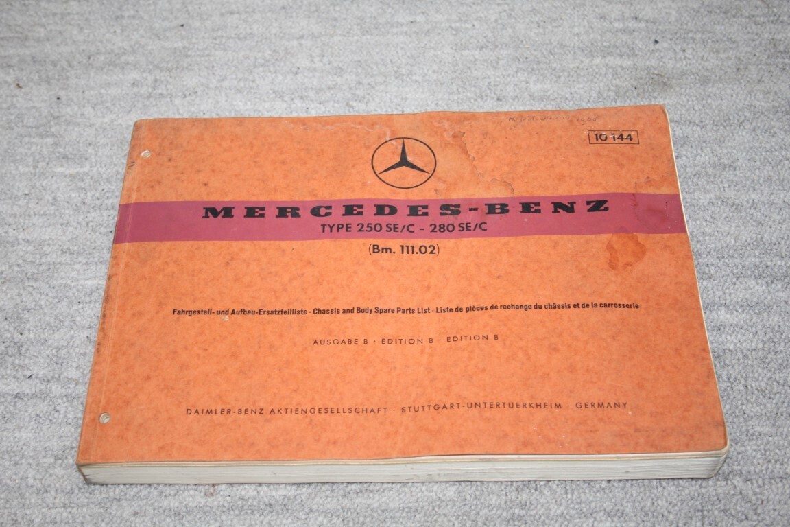 Parts catalogus 250 280 SE/C