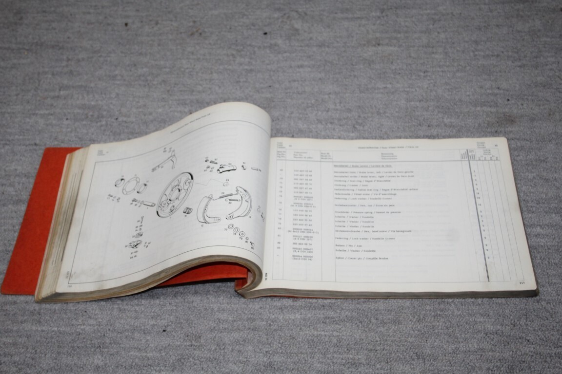 Parts catalogus 230S