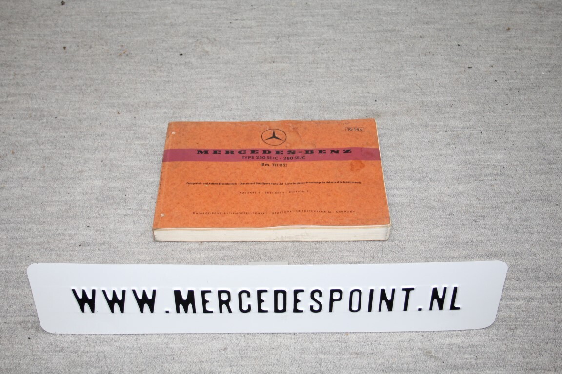 Parts catalogus 250 280 SE/C