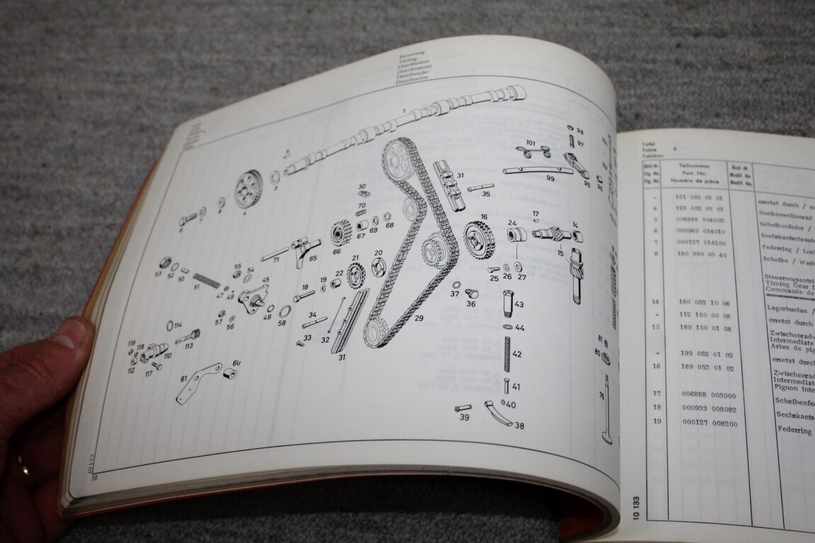 Parts catalogus M189 motor