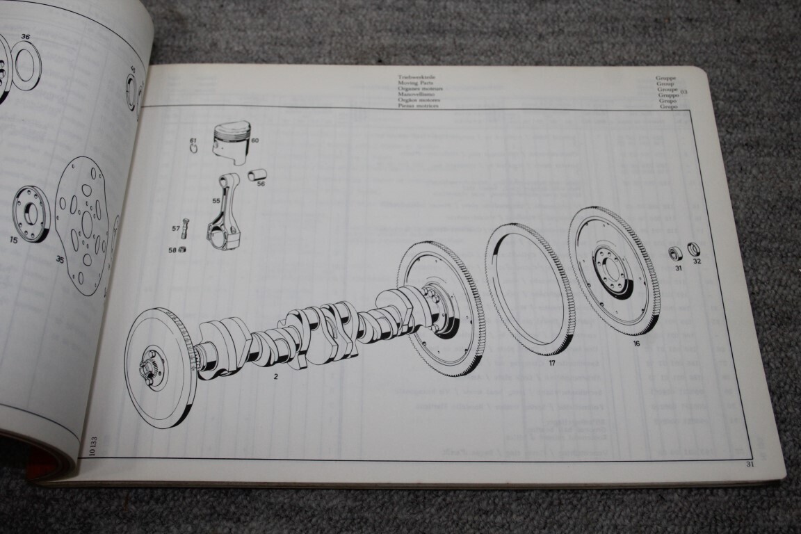 Parts catalogus M189 motor