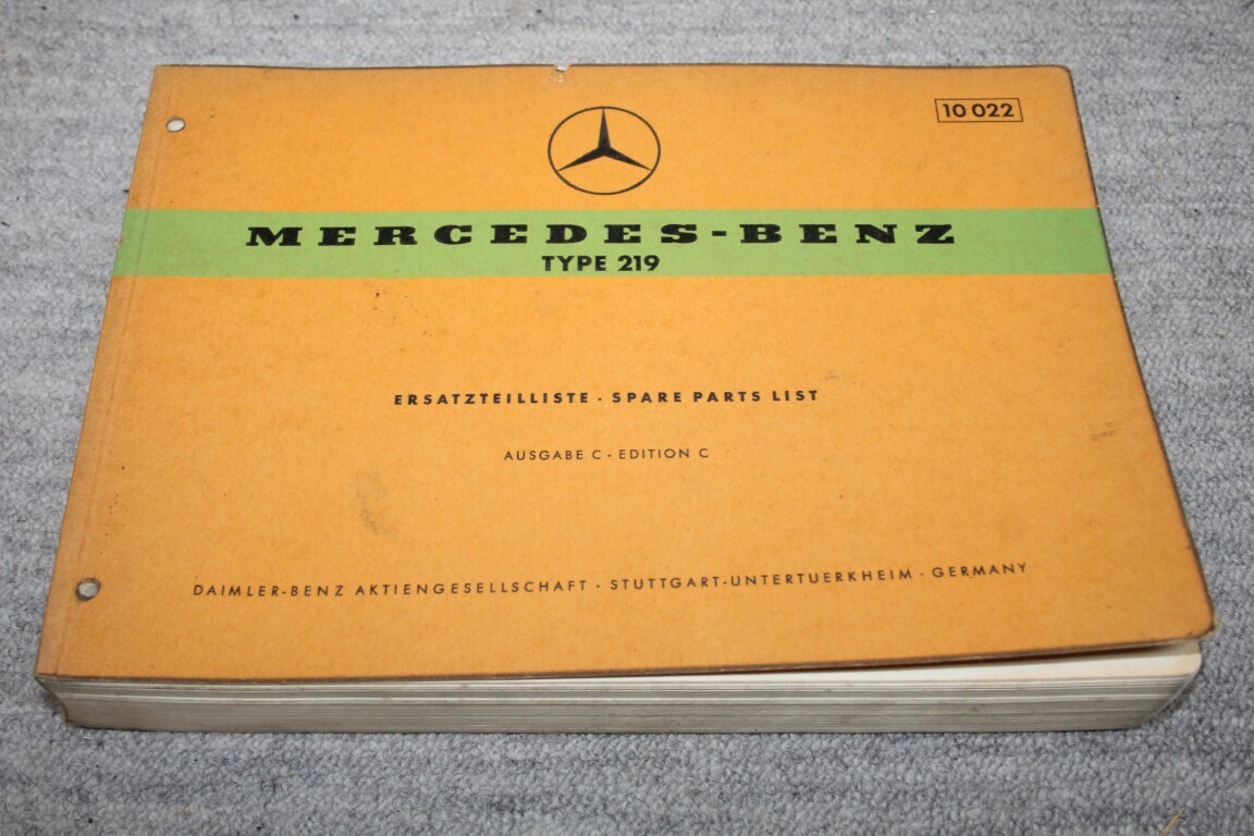 Parts catalogus 219 (W105)