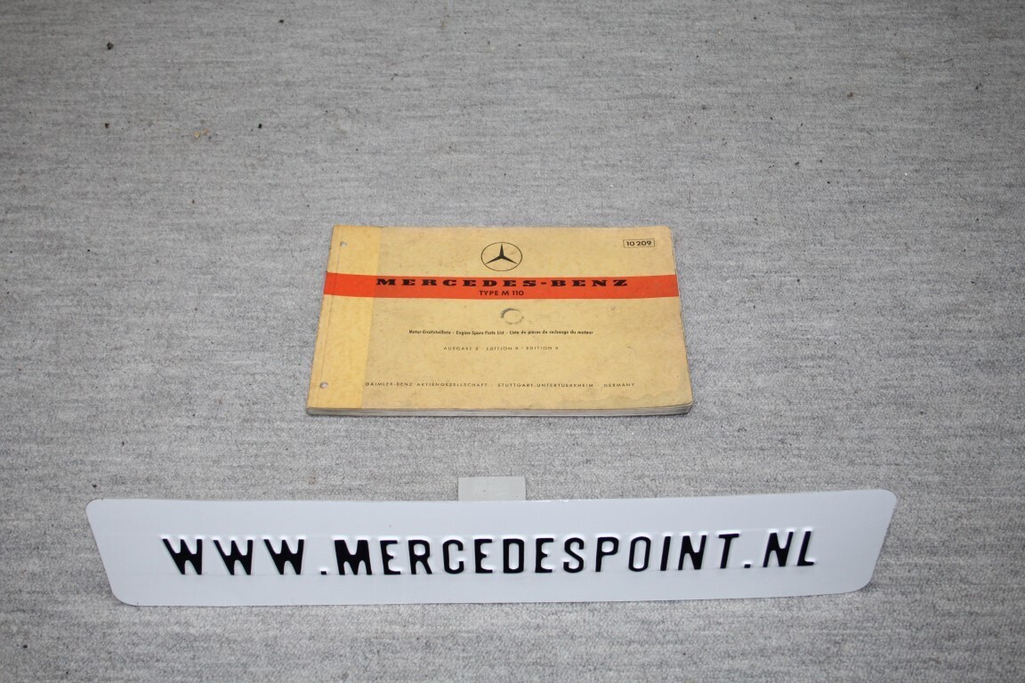 Parts catalogus M110 motor