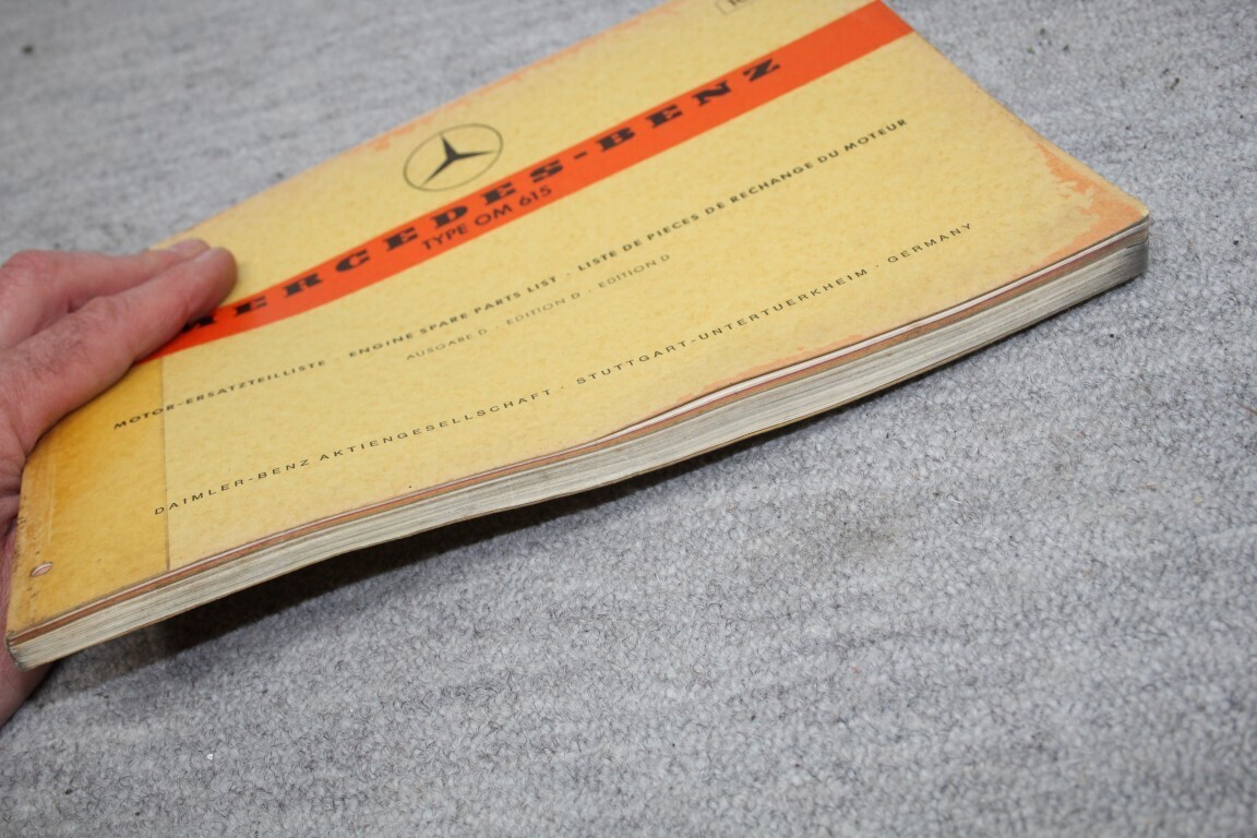 Parts catalogus OM615 motor (W115)