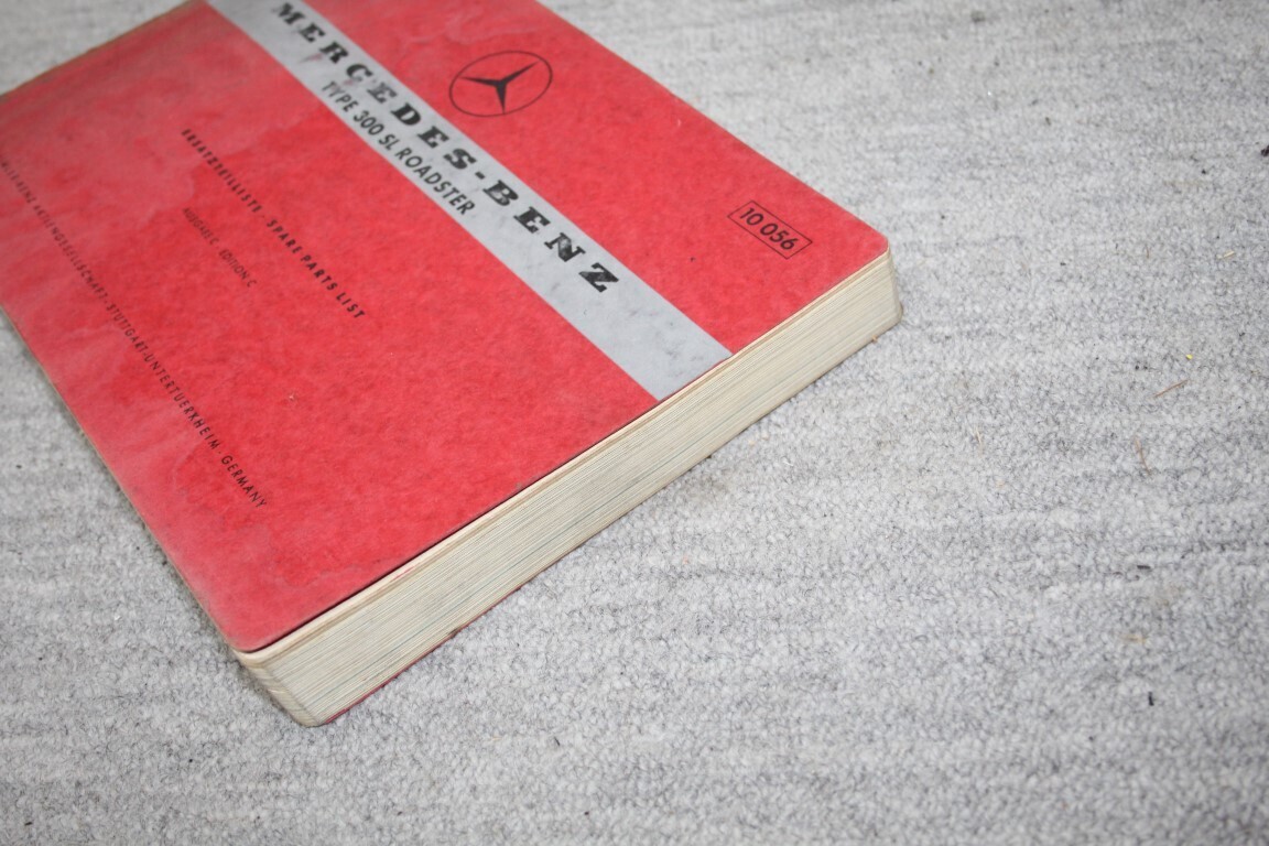 Parts catalogus 300SL Roadster (W198)