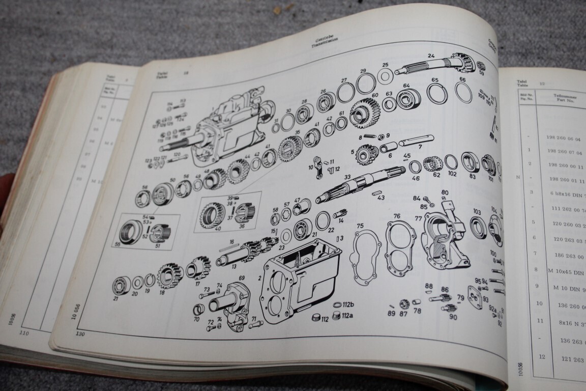 Parts catalogus 300SL Roadster (W198)