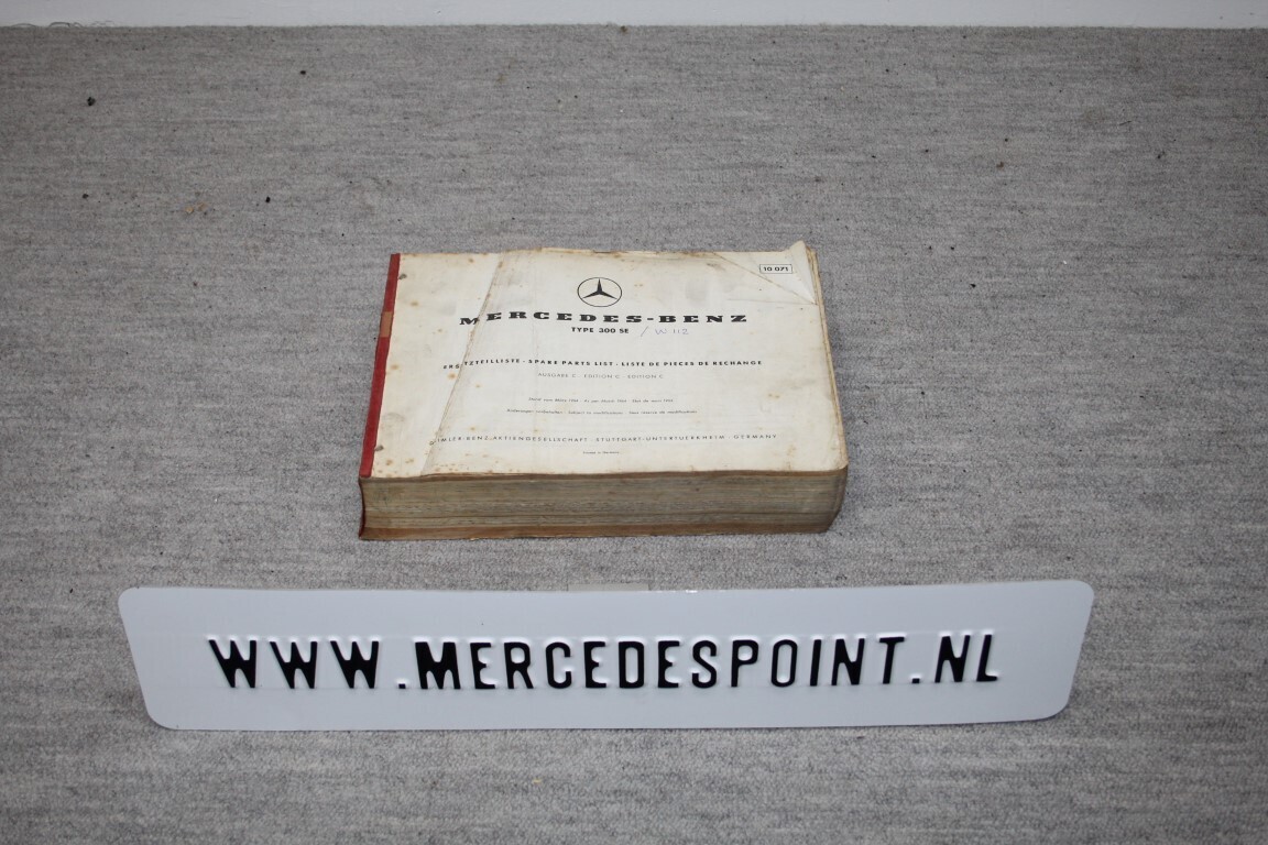 Parts catalogus 300SE (W112)