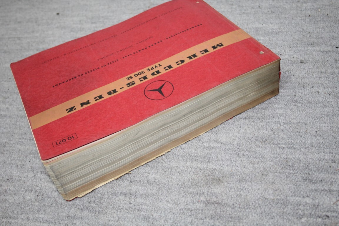 Parts catalogus 300SE (W112)