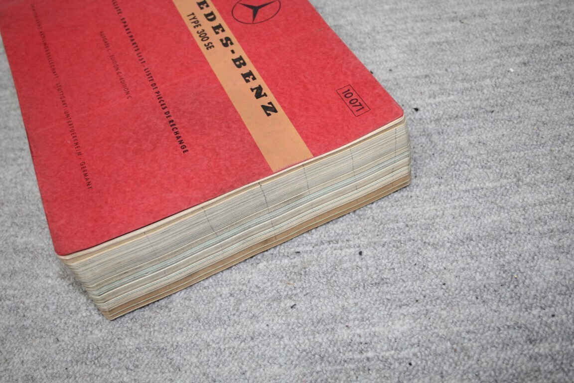 Parts catalogus 300SE (W112)