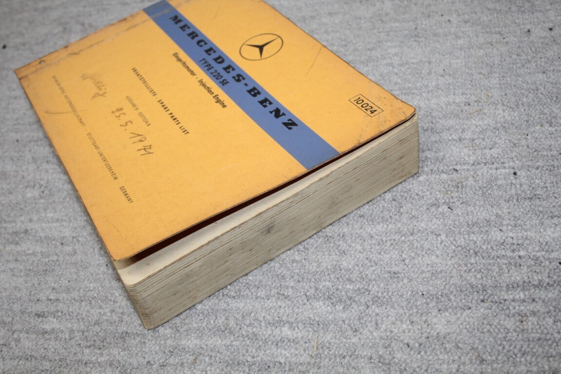 parts catalogus 220SE (W111)