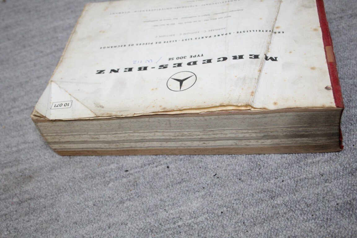 Parts catalogus 300SE (W112)