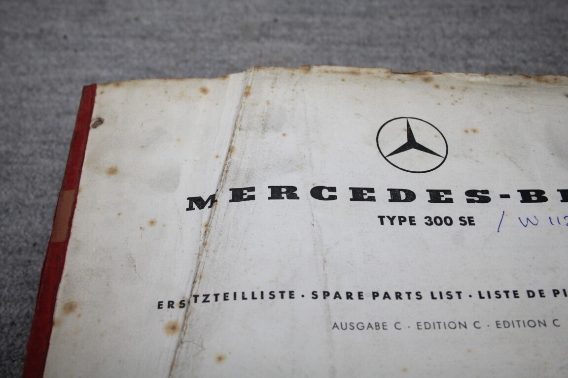 Parts catalogus 300SE (W112)