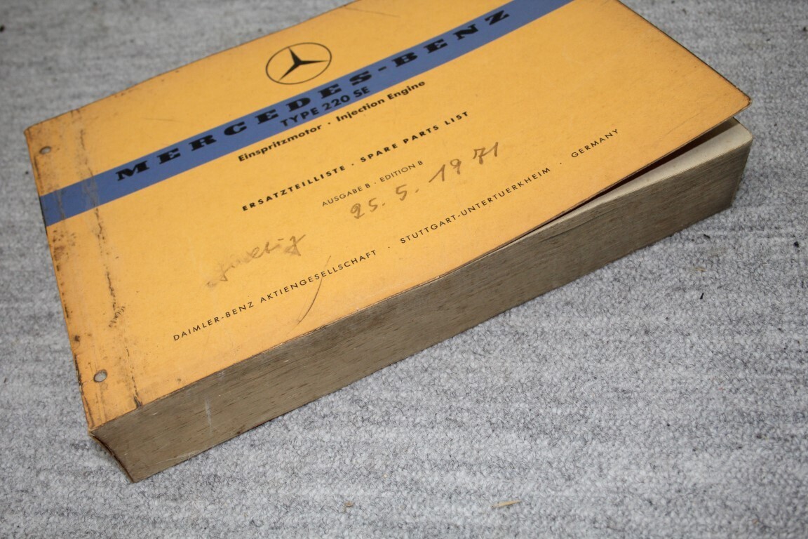 parts catalogus 220SE (W111)