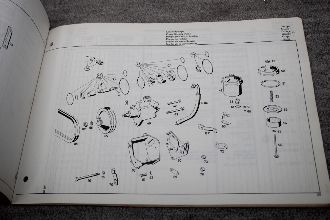Parts catalogus M116 Motor