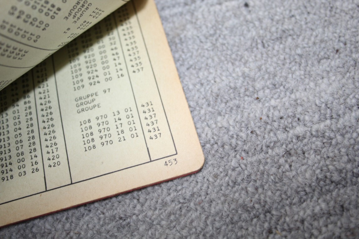 Parts catalogus 300SEL (W109)