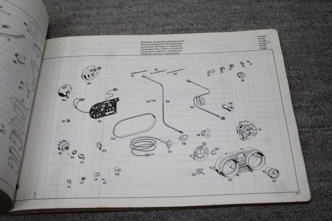 Parts catalogus 300SEL (W109)