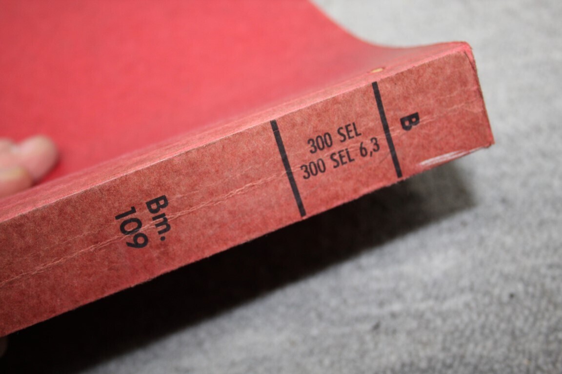 Parts catalogus 300SEL (W109)