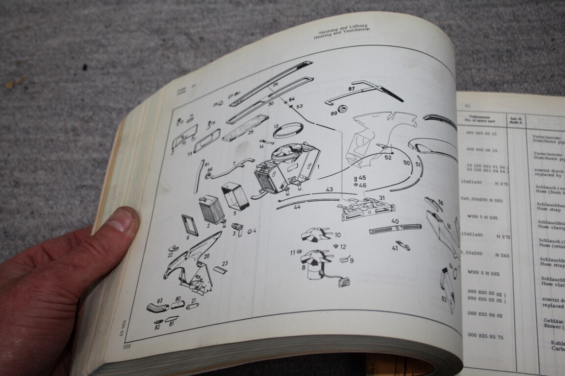 Parts catalogus 220SEb (W111)
