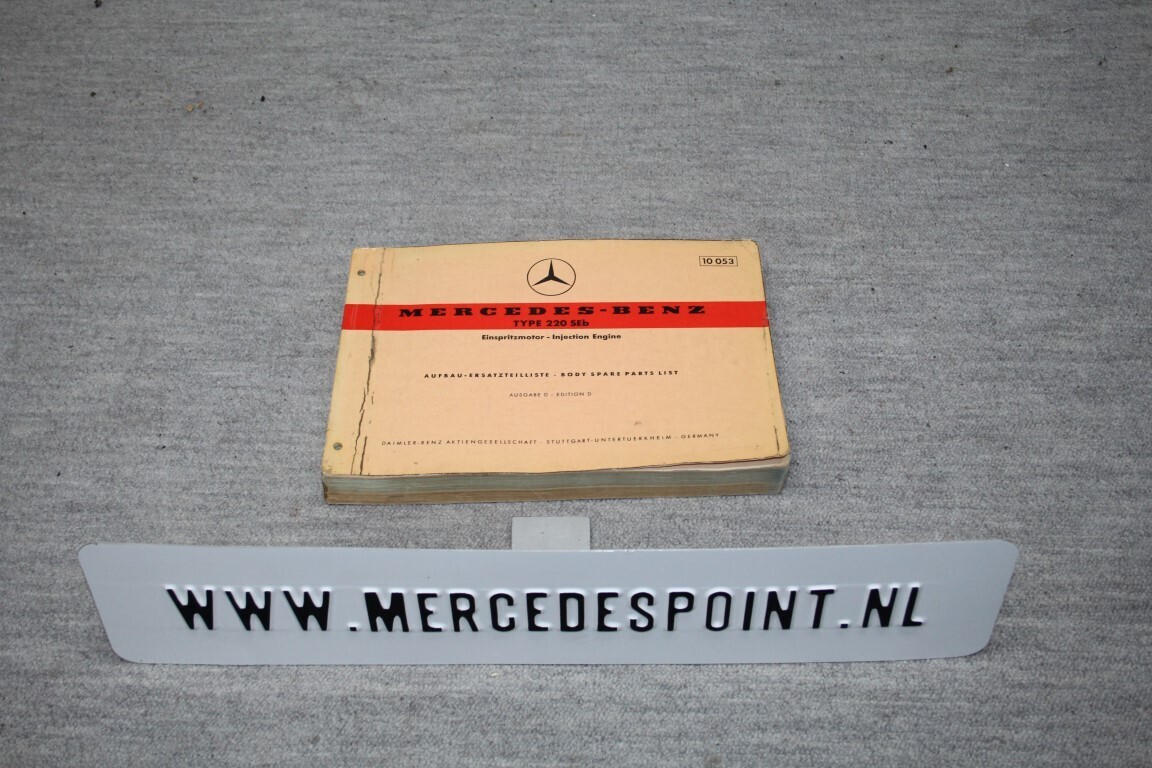 Parts catalogus 220SEb (W111)