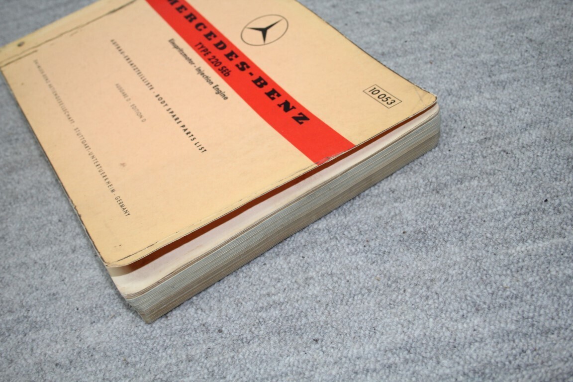 Parts catalogus 220SEb (W111)