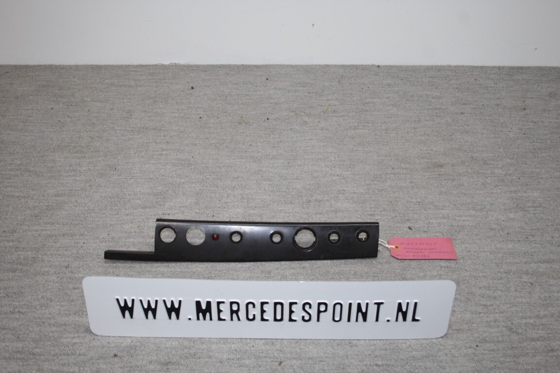 Montageplaat knoppen dashboard