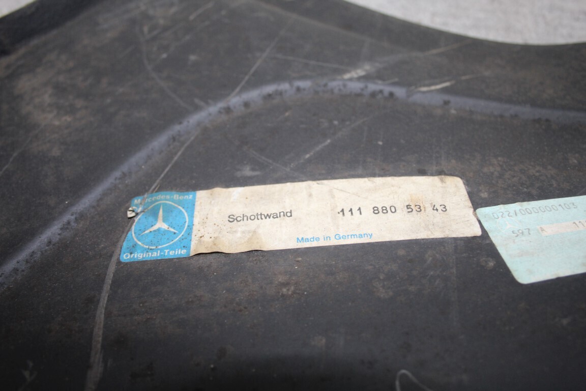 Spatlap voorscherm R (Coupe + Cabrio)