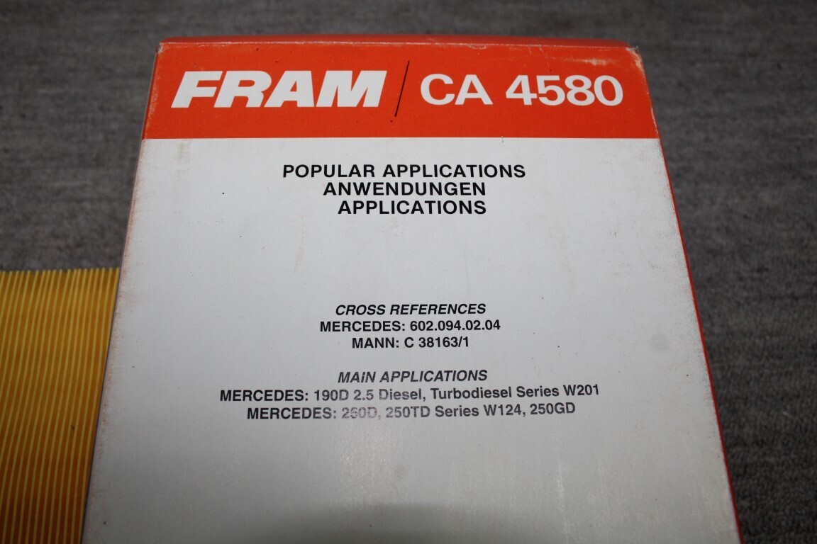Fram Luchtfilter CA4580