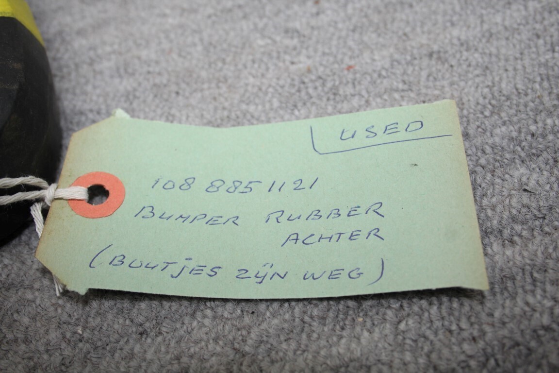 Bumper rubber achter
