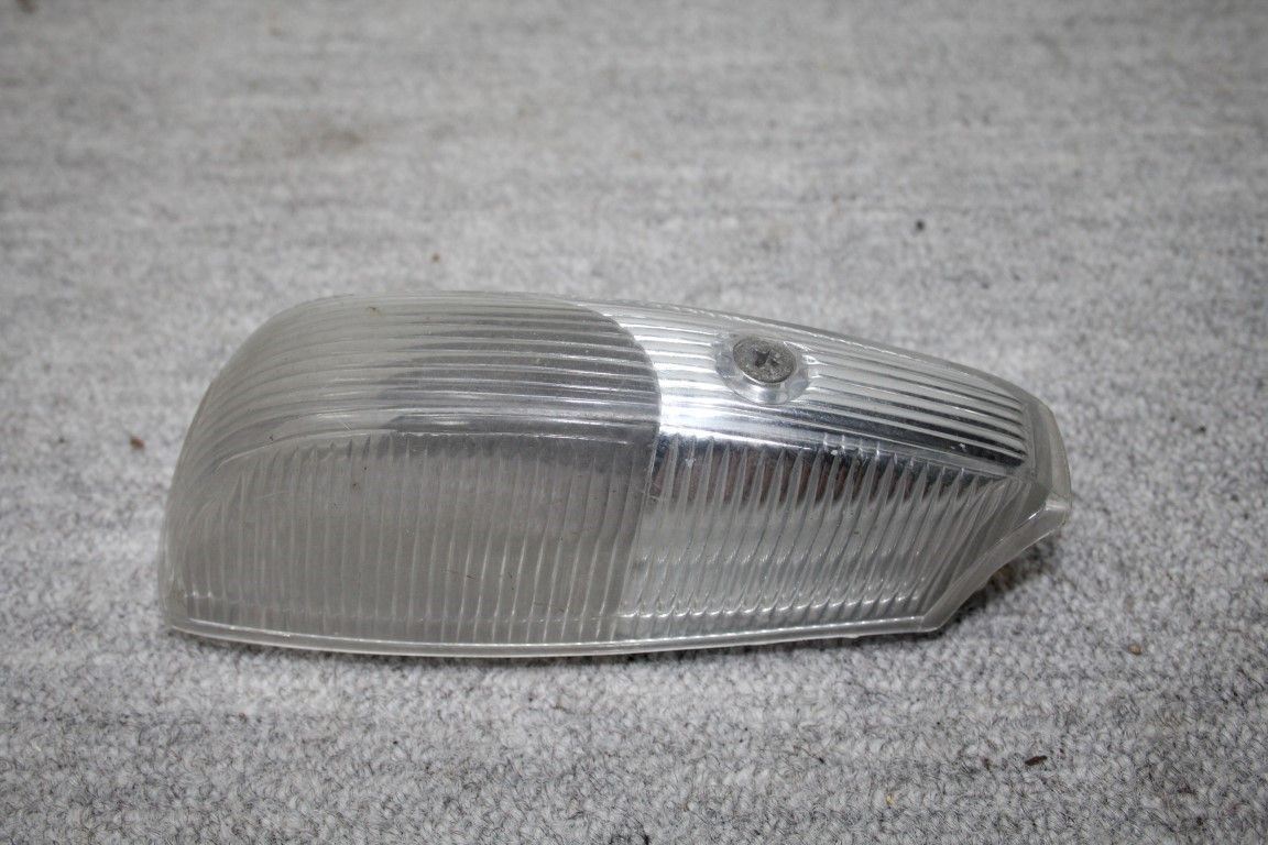 Knipperlichtglas wit links