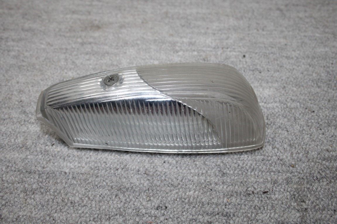 Knipperlichtglas wit links