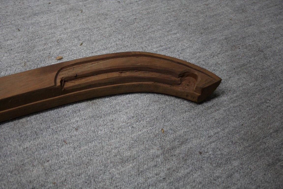 Houten lijst cabrio kap voorzijde Houten lijst cabrio kap voorzijde