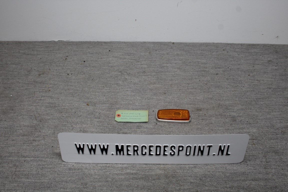 Zij markering oranje (voorzijde)