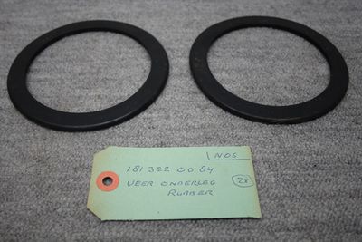 Veer onderleg rubber voorzijde