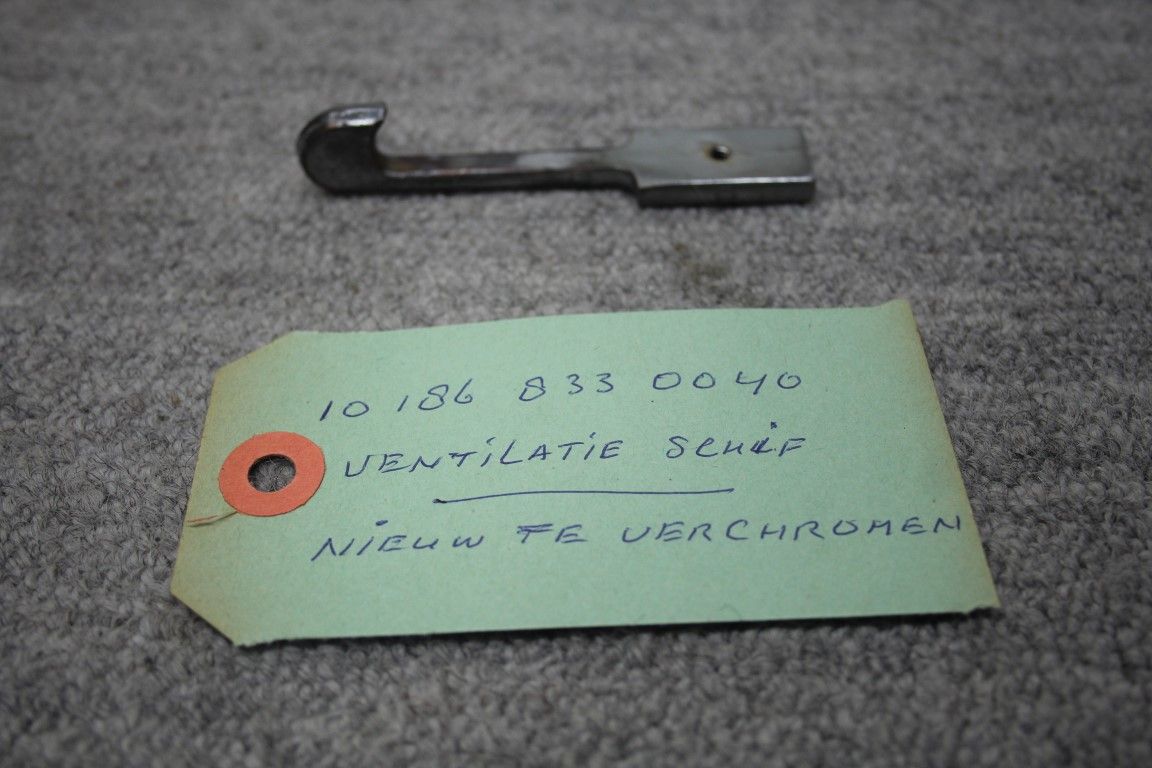 Ventilatieschuif opnieuw verchromen