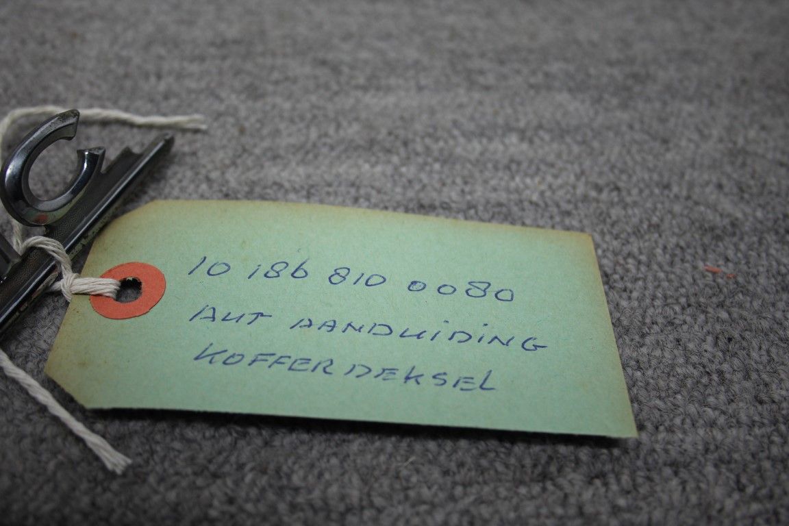 Automatic aanduiding achterzijde