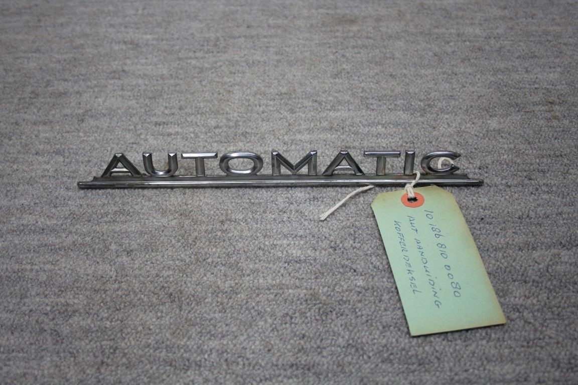 Automatic aanduiding achterzijde