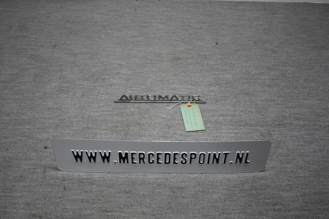 Automatic aanduiding achterzijde