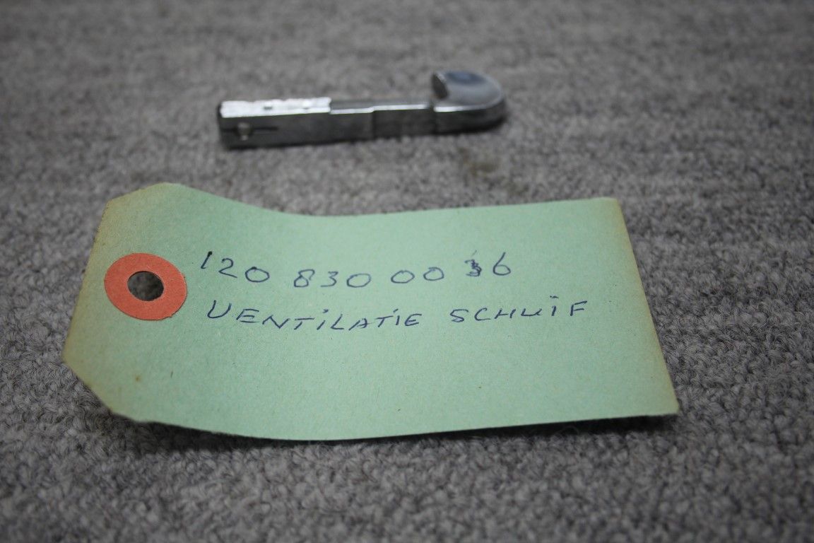 Ventilatie schuif chrome