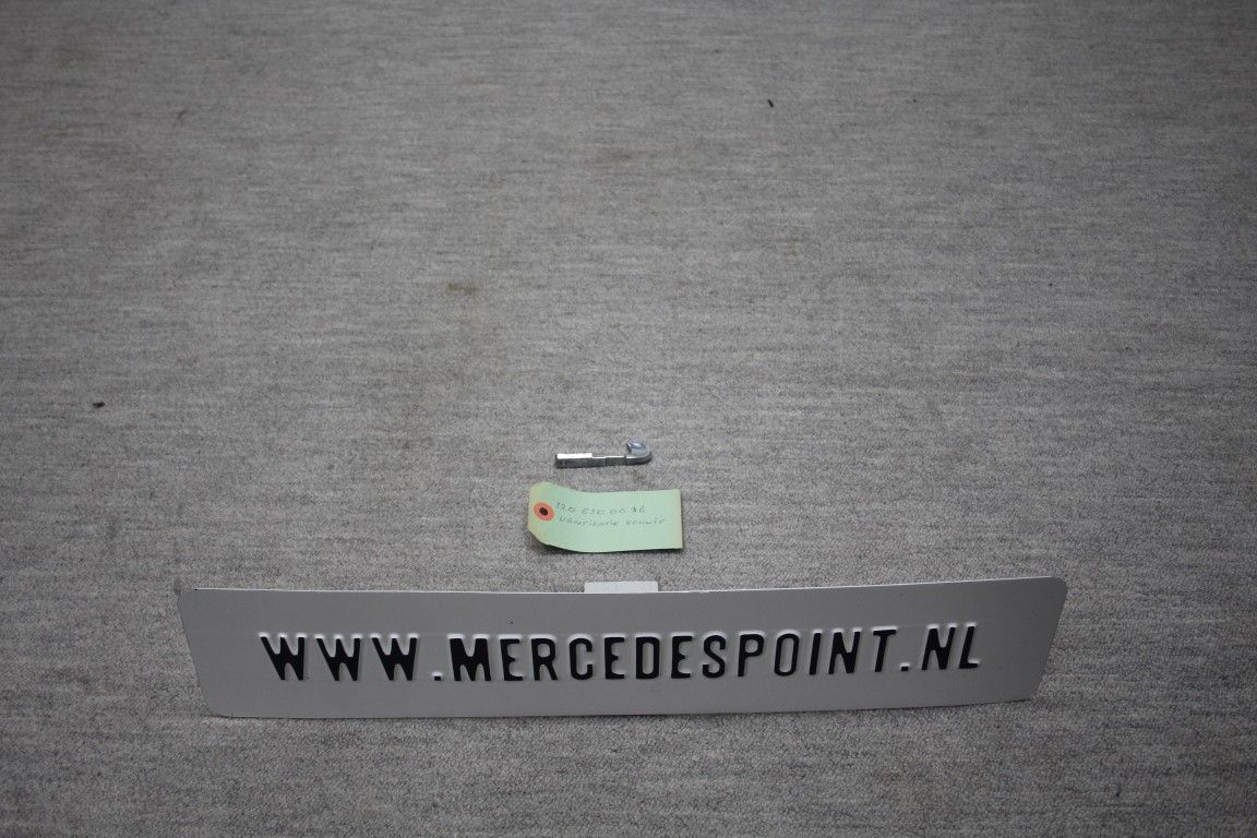 Ventilatie schuif chrome