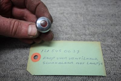 Knop voor ventilator