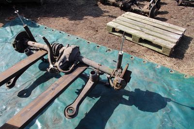 Achteras met sper differentieel overbrenging : 2,82