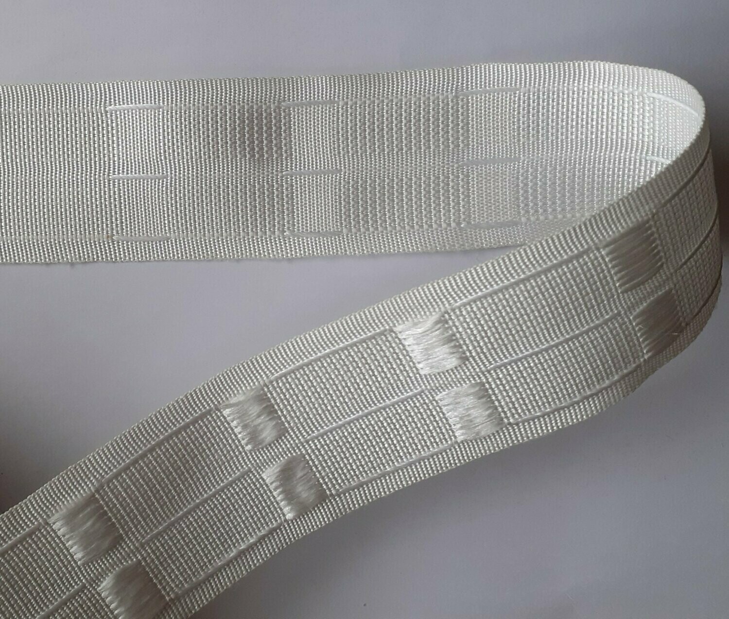 Ruflette de 55 mm de largeur  3 cordons , vendu au mètre