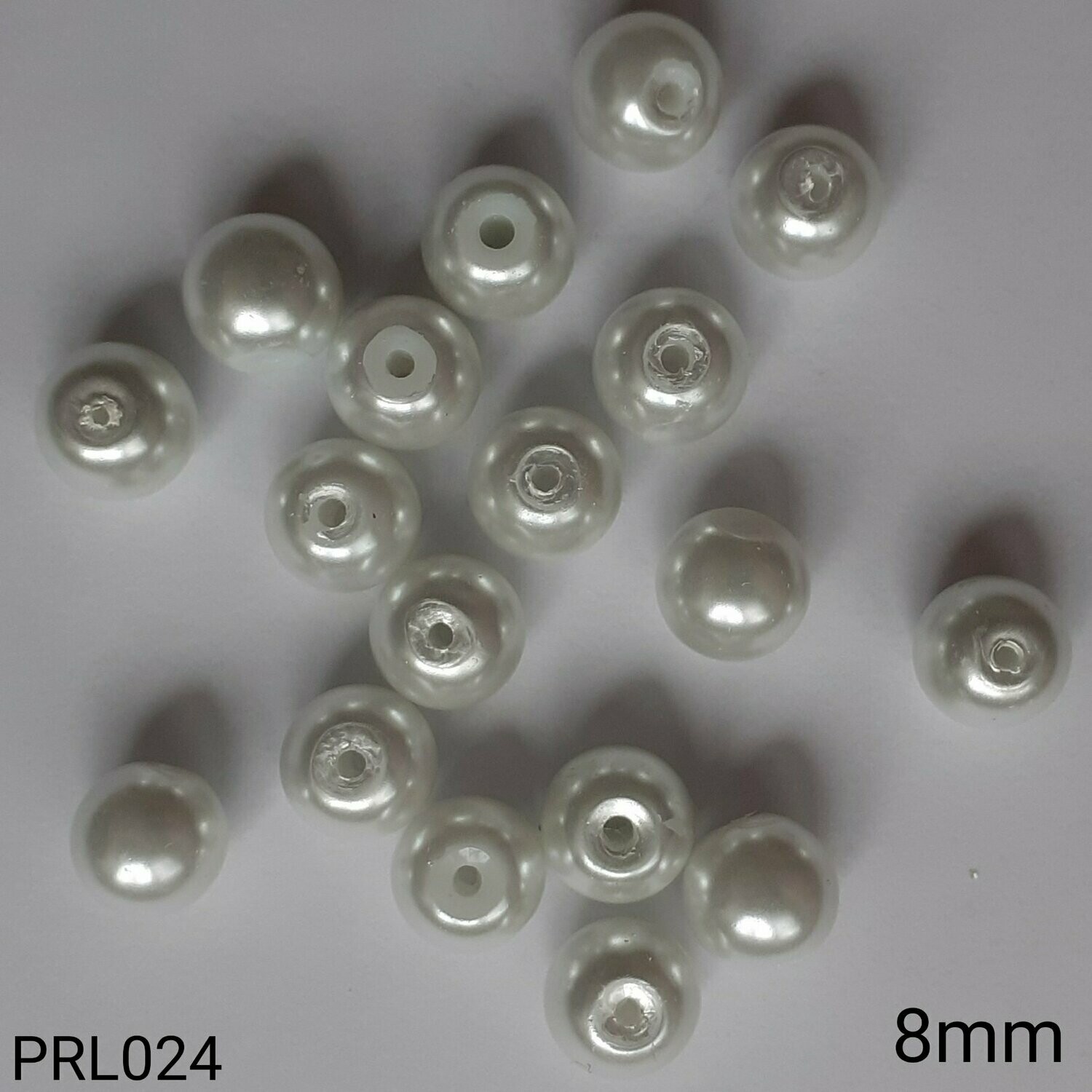 70 perles en verre 8mm teinté /6 couleurs