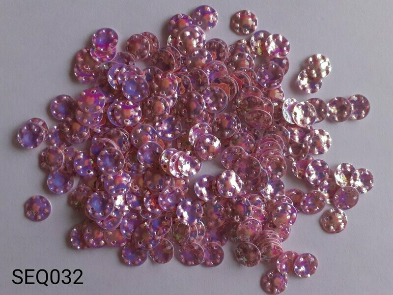 Sequins 10 g rond 8mm / 2 coloris
