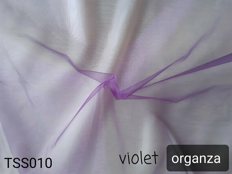 Organza couleur violet