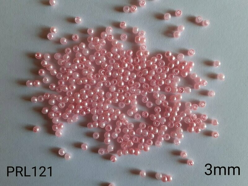 1500 perles 3mm / 8 coloris
