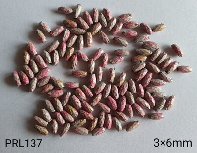800 perles de riz 3x6mm / 4 coloris