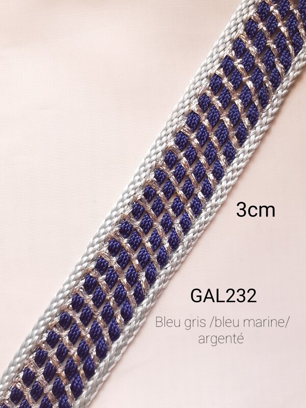 Sfifa marine/argenté 3cm